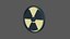 ícone de símbolo de energia nuclear 2