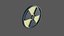 ícone de símbolo de energia nuclear 2
