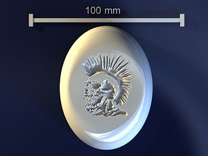 max skull mold hand