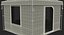 4 Person Cabin Camping Family Tent 3D Model