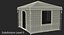 4 Person Cabin Camping Family Tent 3D Model