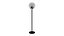 Marc Wood Studio Pleated Crystal Floor Lamps