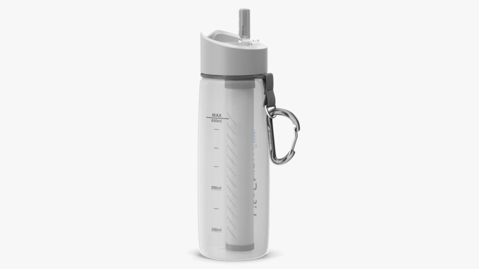 Bottle LifeStraw Go Clear 3D model preview