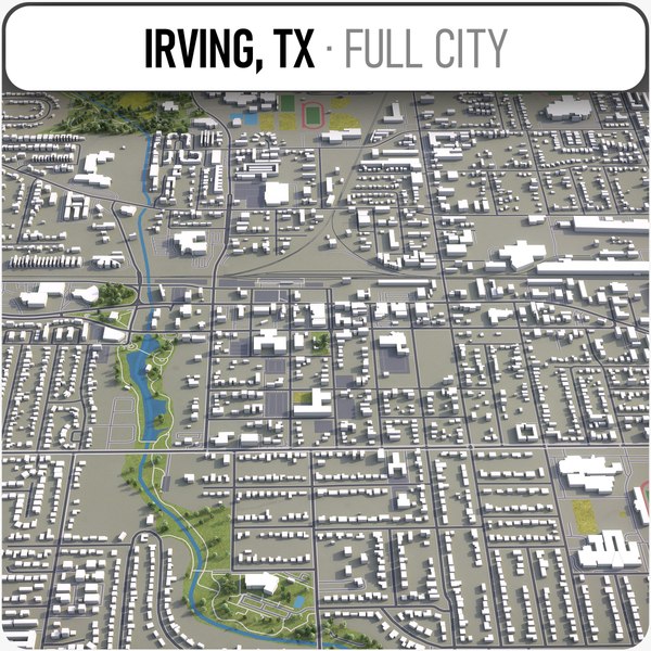 irving surrounding - 3D model