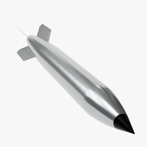 pbr uv-textured b61 nuclear bomb 3d model