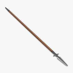 viking spear 3d model