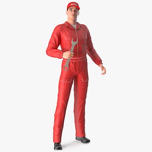 Auto Mechanic Standing Pose