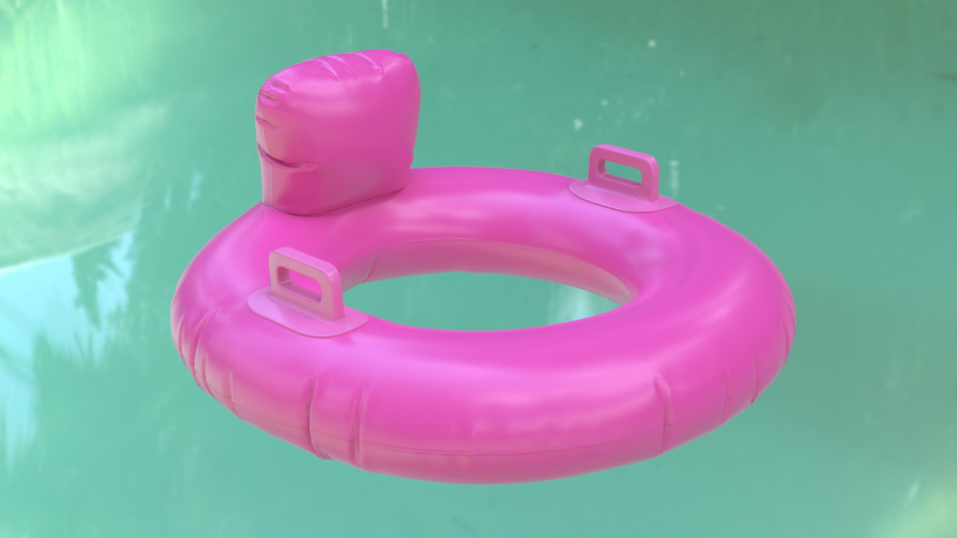 Pink Inflatable Ring 3D - TurboSquid 1757594