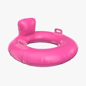 Pink Inflatable Ring 3D