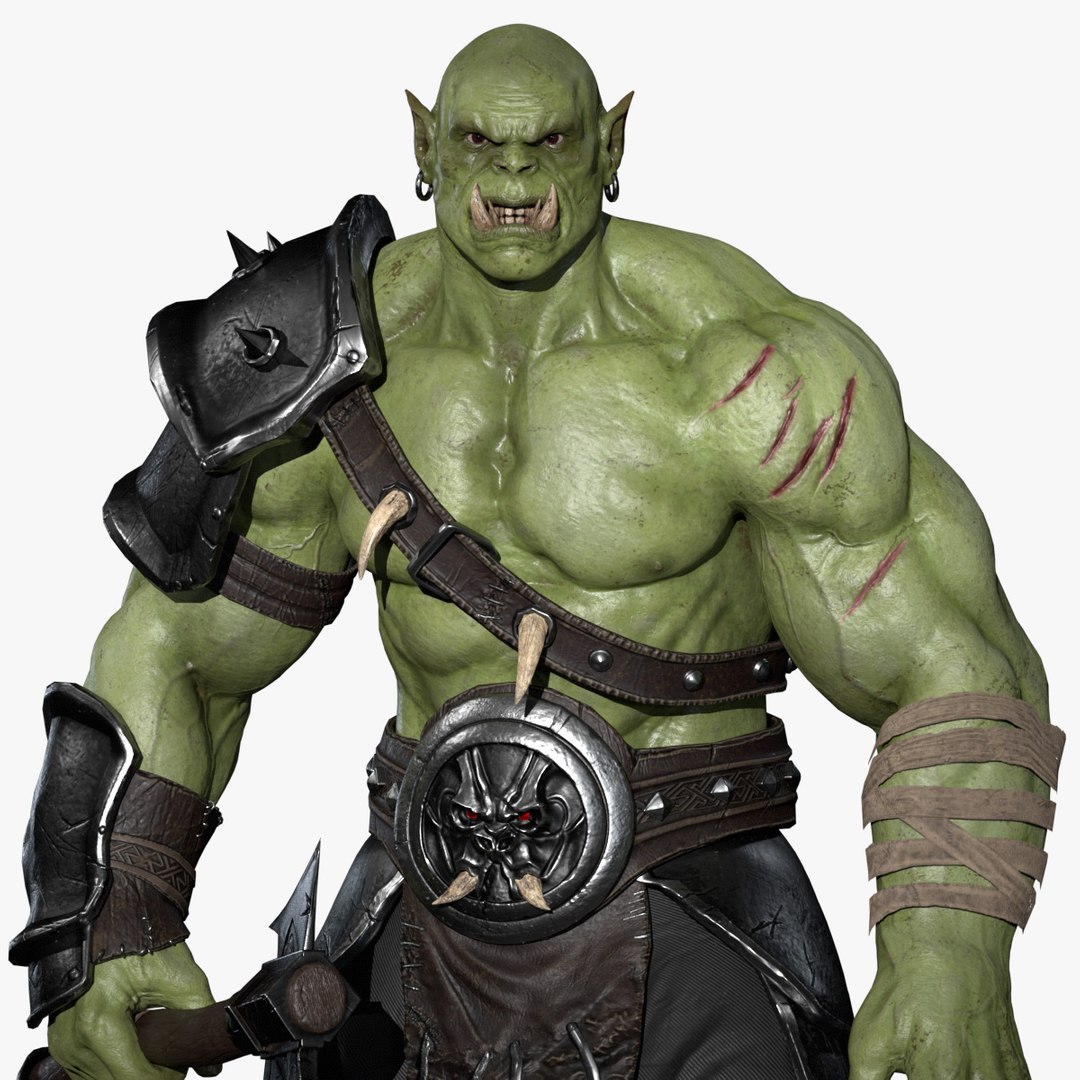 Game Ready Realistic Orc Character 3D - TurboSquid 2460700
