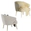 Silla decorativa tapizada Insignares