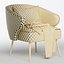 Silla decorativa tapizada Insignares