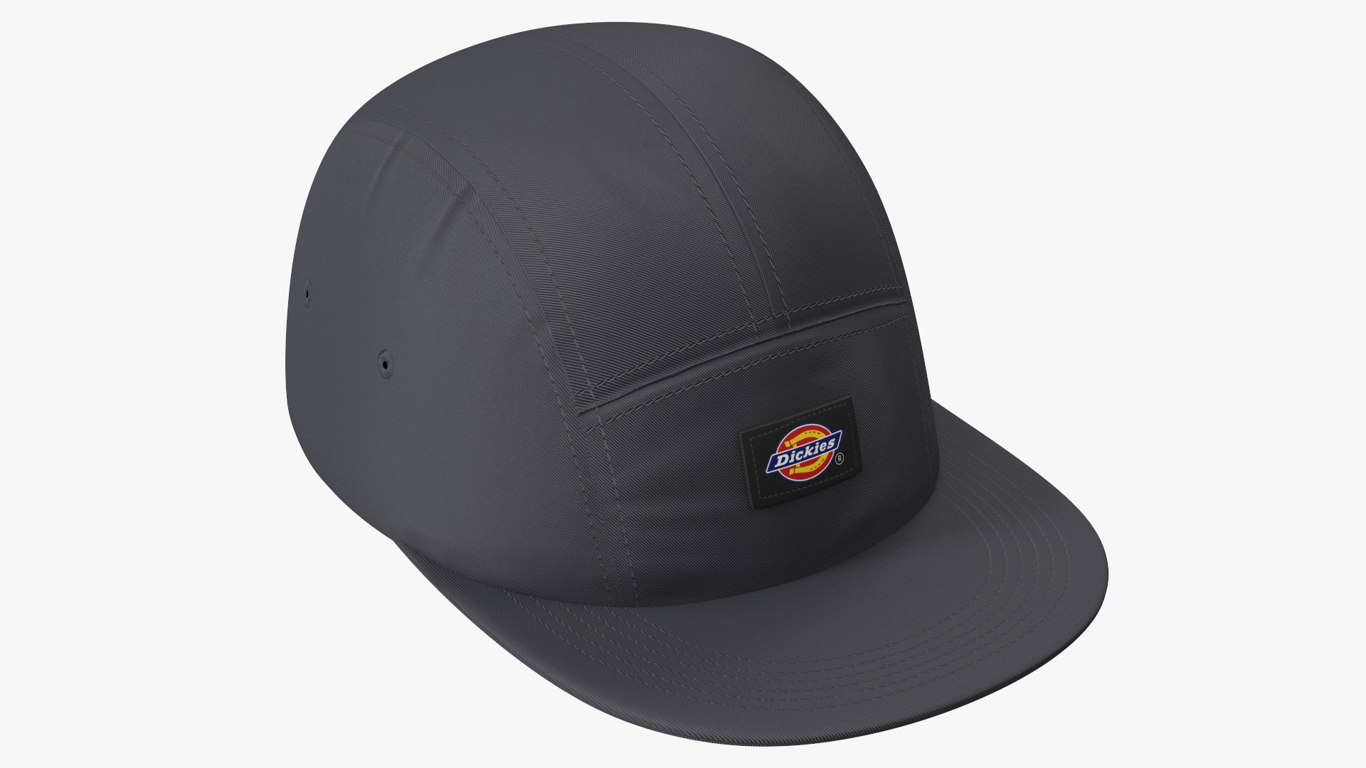 Dickies Albertville 5 Panel Cap Black 3D model preview