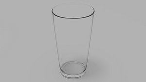 3D Pint Glass