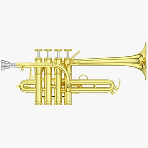 3D piccolo trumpet