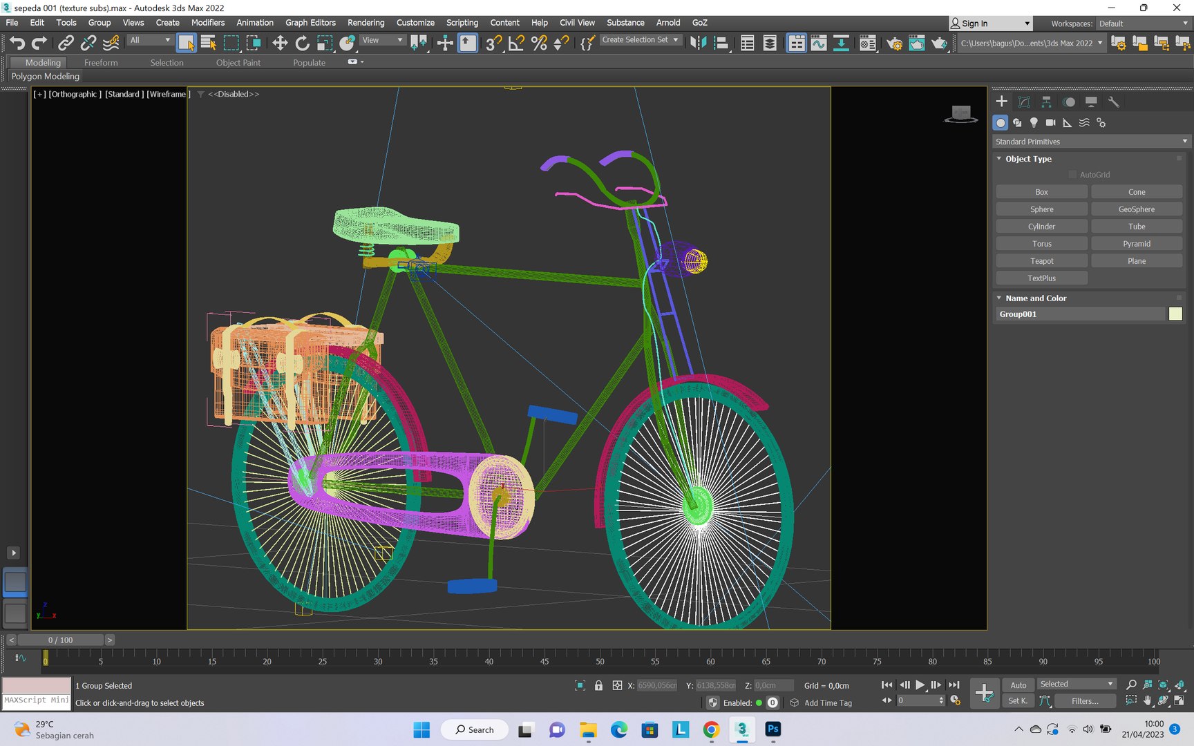3D sepeda 001 - TurboSquid 2060071