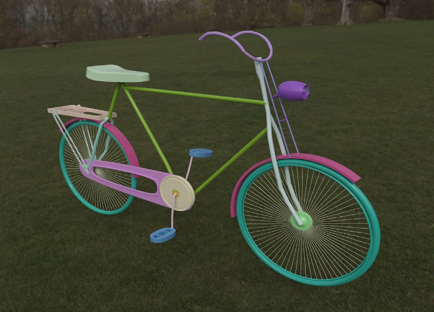 3D sepeda 001 - TurboSquid 2060071