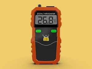 thermometer thermocouple 3D model