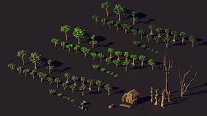 3D Nature Assets Ruins Final