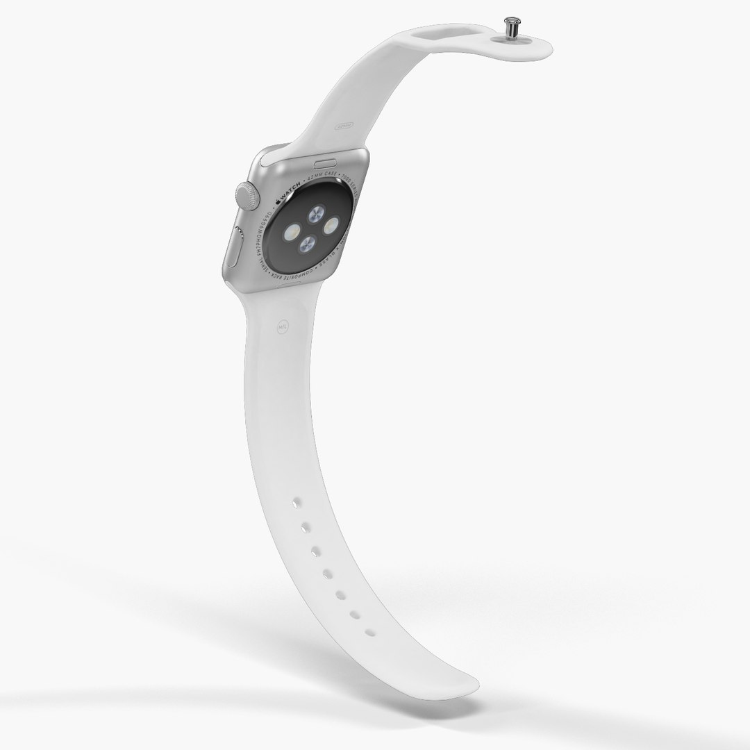Apple Watch Silver Aluminum 3D Model - TurboSquid 1287758