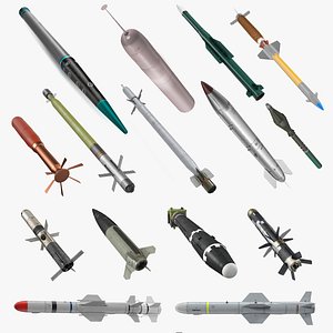 Millitary Missiles and Rockets Collection 6