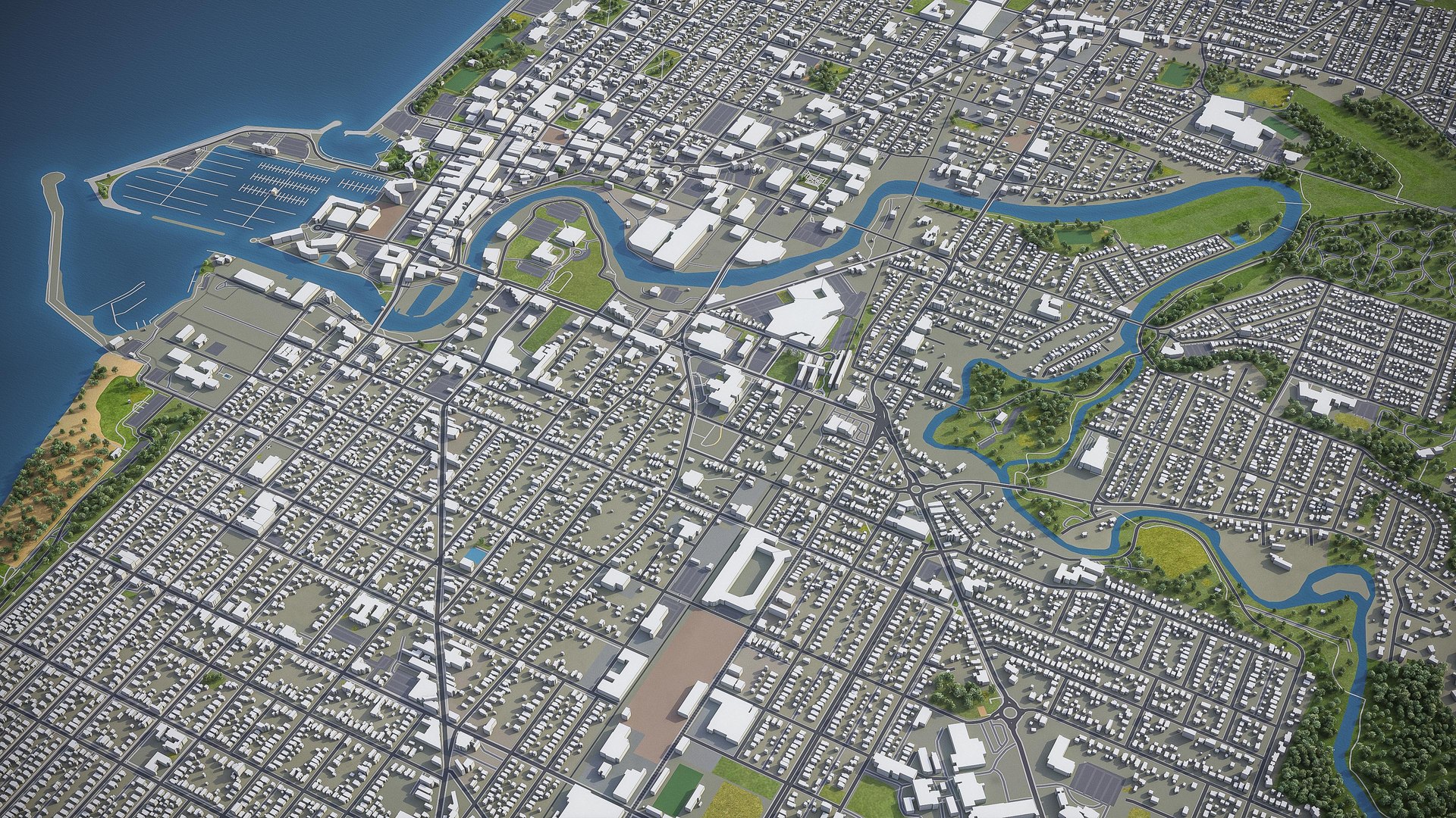 Racine Surrounding - 3D Model - TurboSquid 1559543