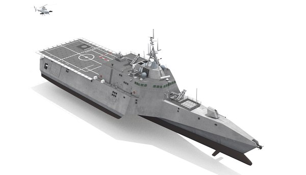 zubr class lcac hovercraft 3d model