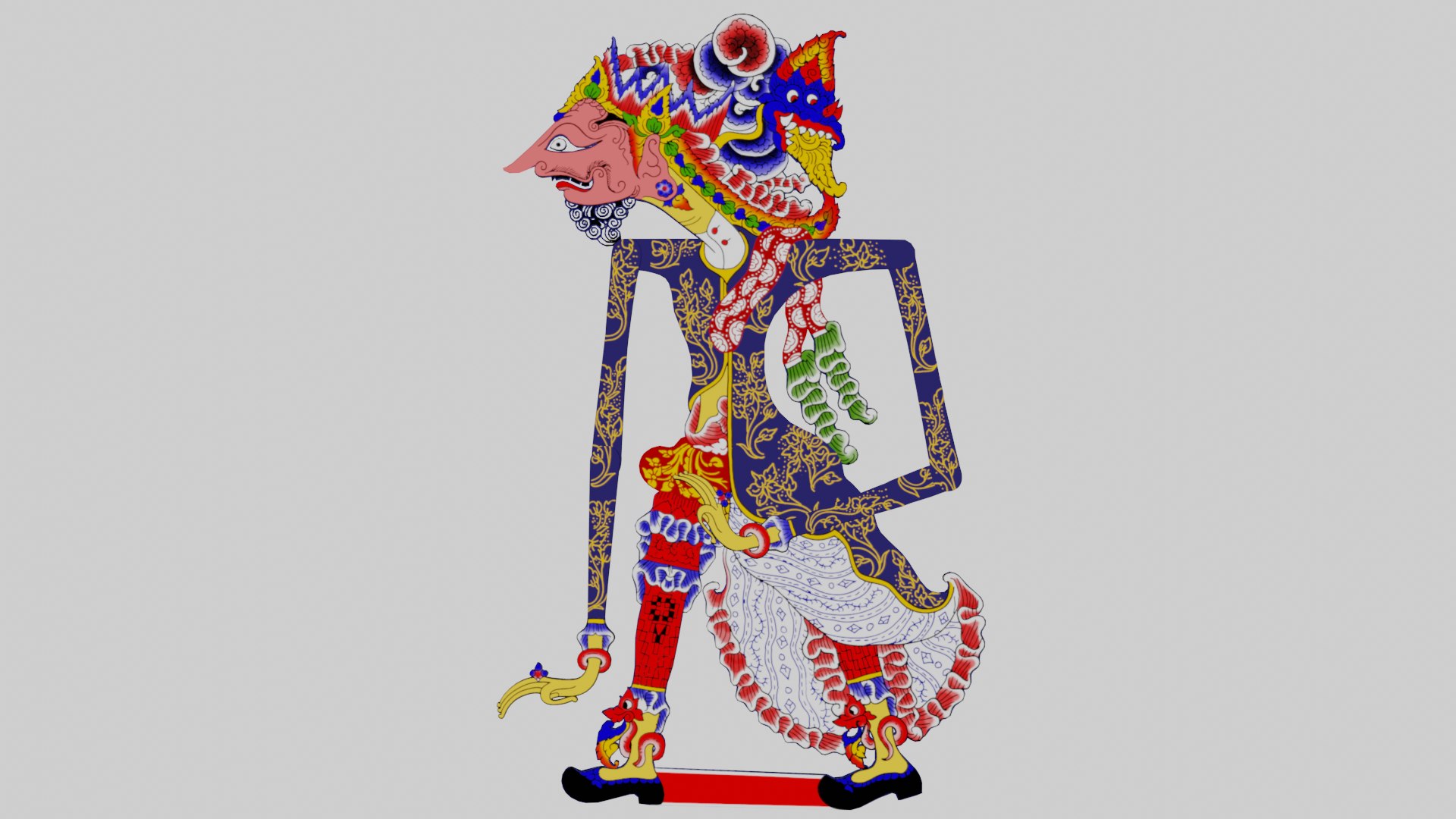 Wayang Kulit Bisma 3D Model - TurboSquid 2268437