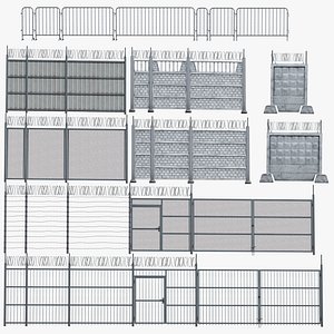 Industrial Fence Pack Modular Realtime