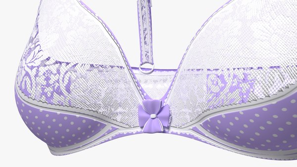 3D Model Floral Lace Lingerie - TurboSquid 1782465