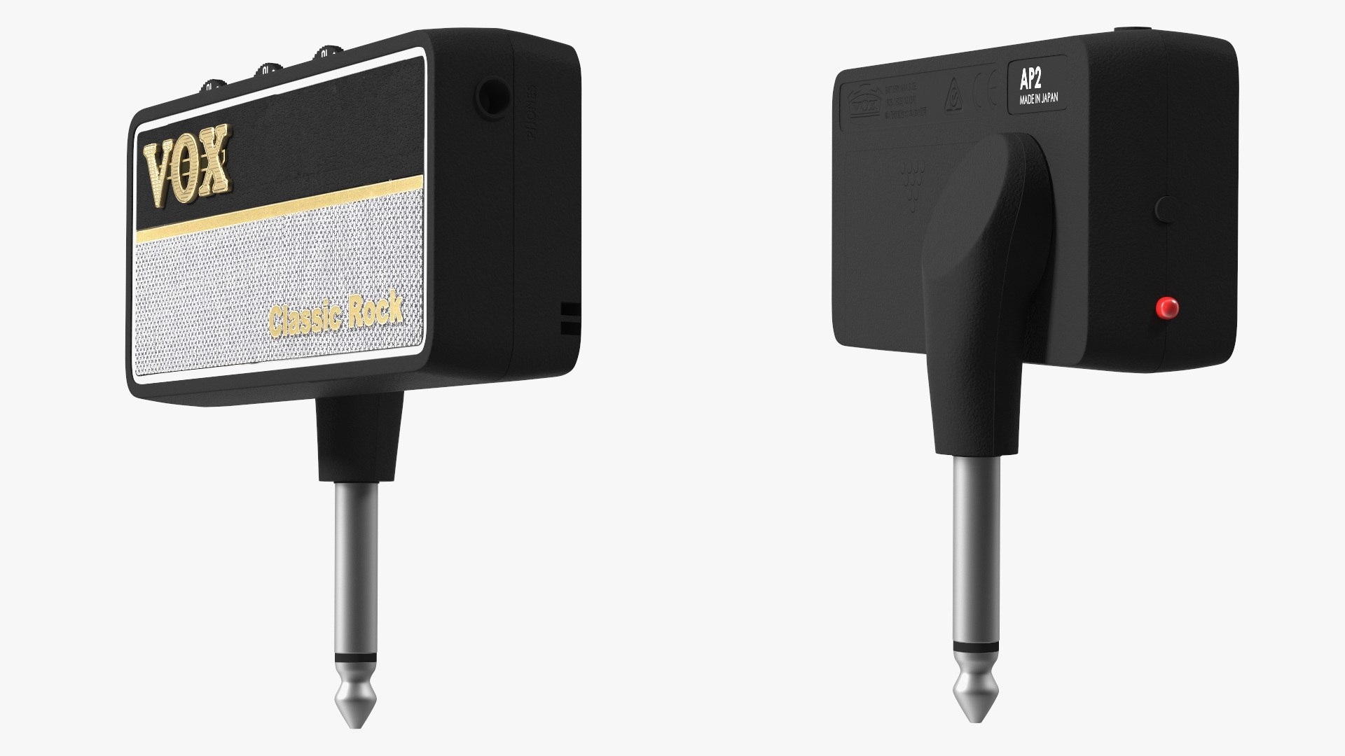 3D Mini Headphone Amp VOX Classic Rock Model TurboSquid 2146595