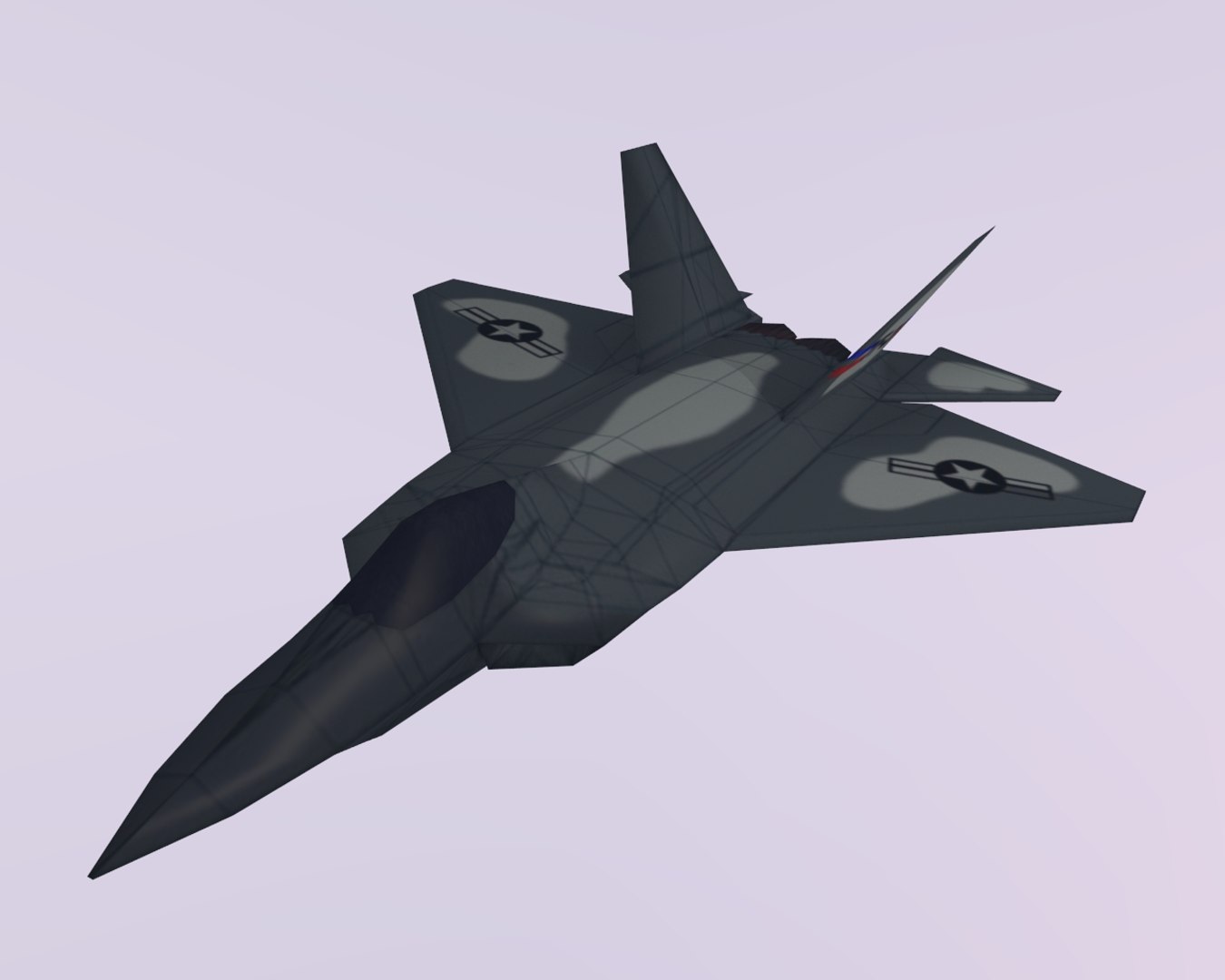 3d Model Of Yf-22 Lightning