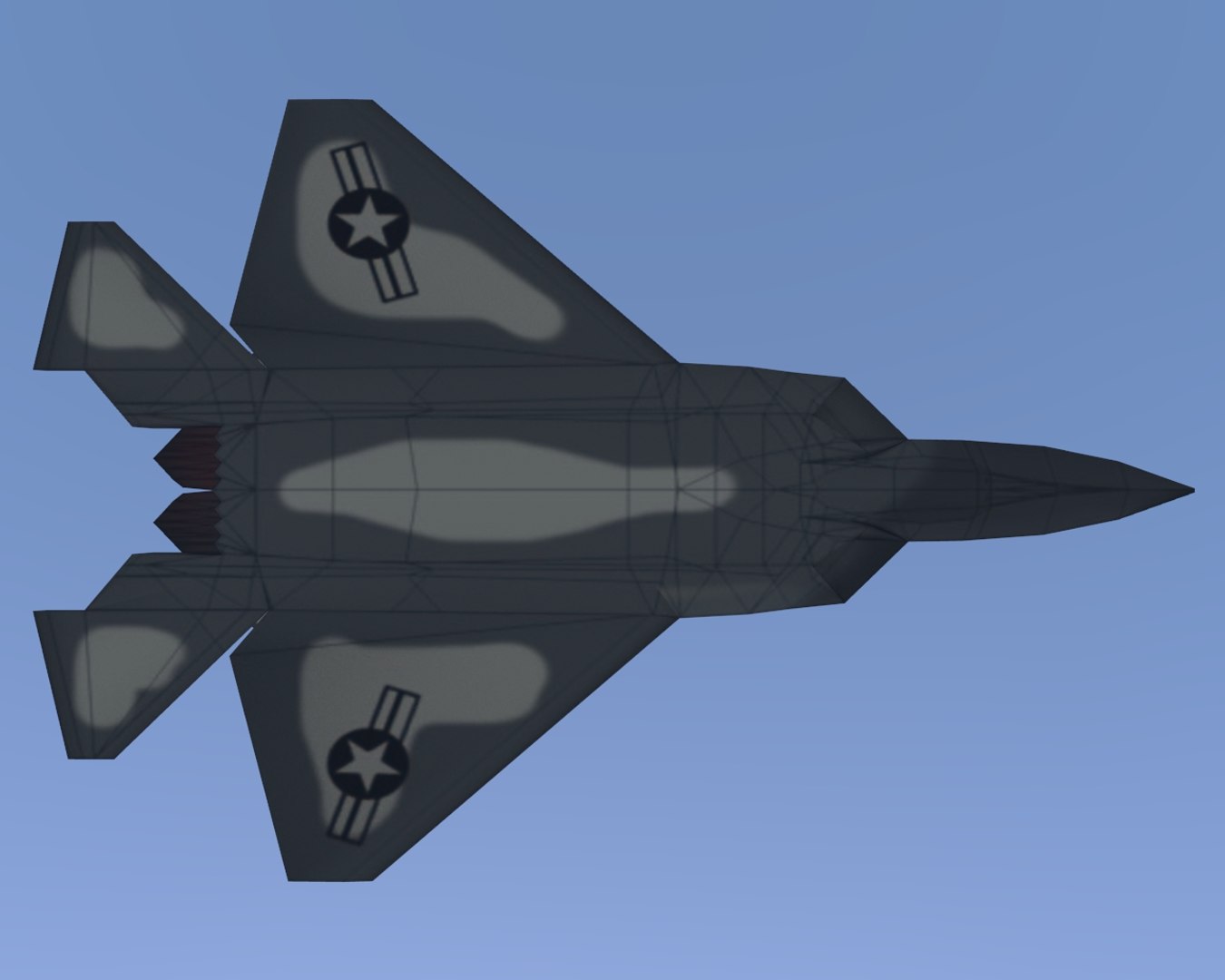 3d Model Of Yf-22 Lightning
