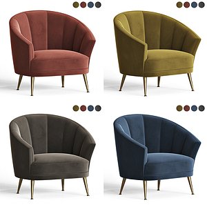 3D brabbu armchair chair