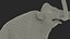 3D model Adult Mammoth Old Skeleton Shell Roar