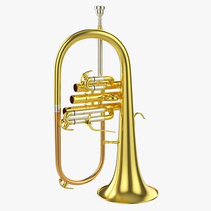 Brass bell flugelhorn