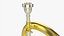 Brass bell flugelhorn model