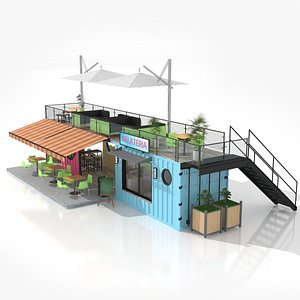 Container  Ice Cream Shop 3D