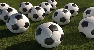 3D Classic Soccer Ball - Football model