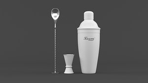 3D Cocktail Shaker model