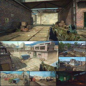 RPGFPS Game Assets for PCMobile Industrial Set v7.0