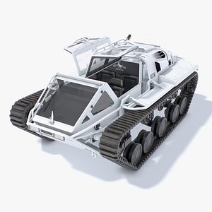 Next Gen Tactical Tank White Rigged