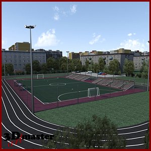 Football Soccer Amater Stadium