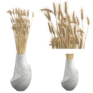 3D model Wheat vase 1