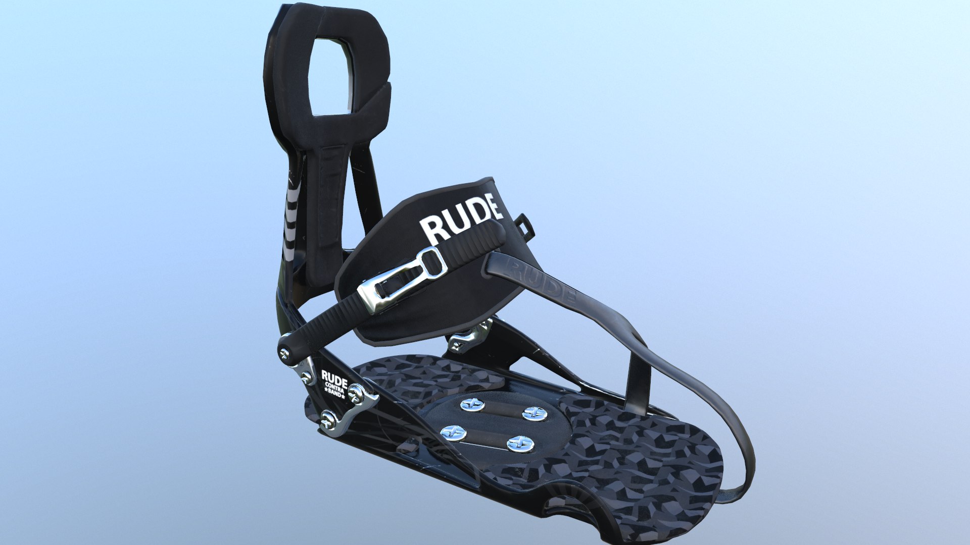 Snowboard Bindings Fast 3D Model TurboSquid 1265375