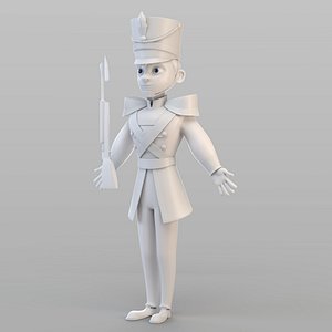 tin soldier 3D model