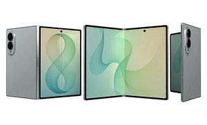 Samsung Galaxy Z Fold8 Pistachio 3D model