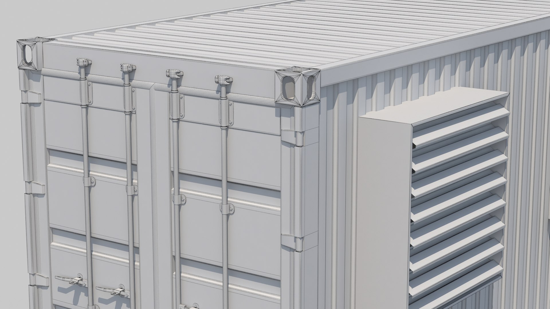 3D Container Station - TurboSquid 1479493