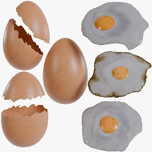 Brown Egg 3D