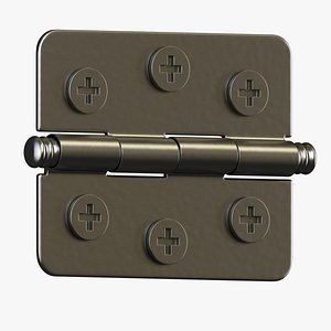door hinges 3D model